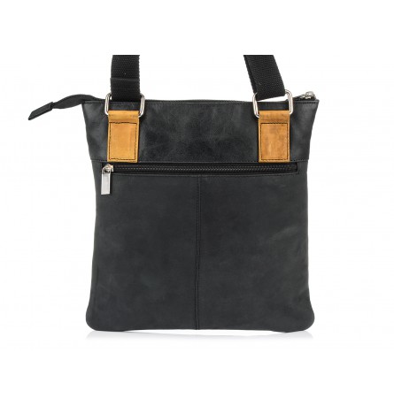Torba męska listonoszka vintage z paskiem A.Wild 061