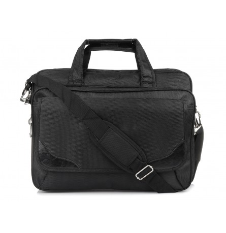 ELEGANCKA Torba męska duża kodura skóra laptop PASEK W97