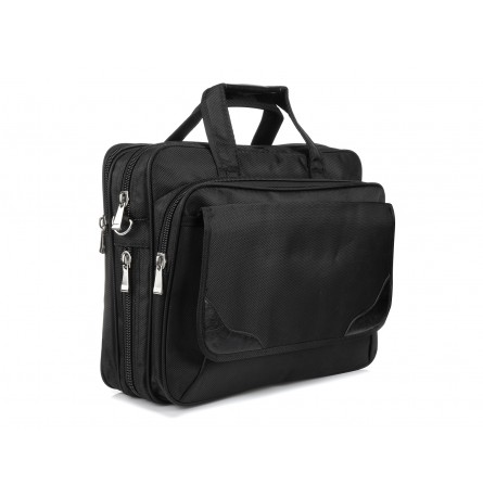 ELEGANCKA Torba męska duża kodura skóra laptop PASEK W97