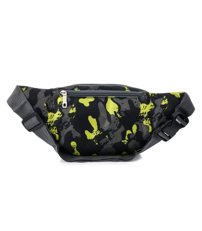 Zielona Saszetka nerka UNISEX kodura pojemna solidna pasek B94