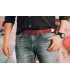 Beltimore męski skórzany pasek szeroki jeans koniak 522