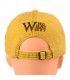 Żółta czapka z daszkiem baseballówka vintage uniwersalna cz-m-4