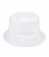 Biały kapelusz dwustronny bucket hat wędkarski modny kap-m3