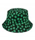 Czarny kapelusz dwustronny bucket hat wędkarski modny kap-m4