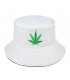 Biały kapelusz dwustronny bucket hat wędkarski modny kap-m1