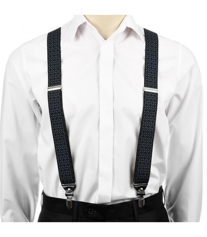 Szelki do spodni męskie eleganckie mocne pudełko SZ4