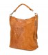 Camel torebka skórzana zamszowa shopper W10