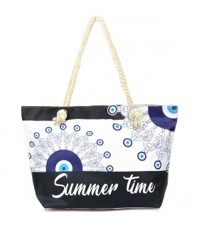 Duża torba plażowa torebka summer time grecka lekka T61