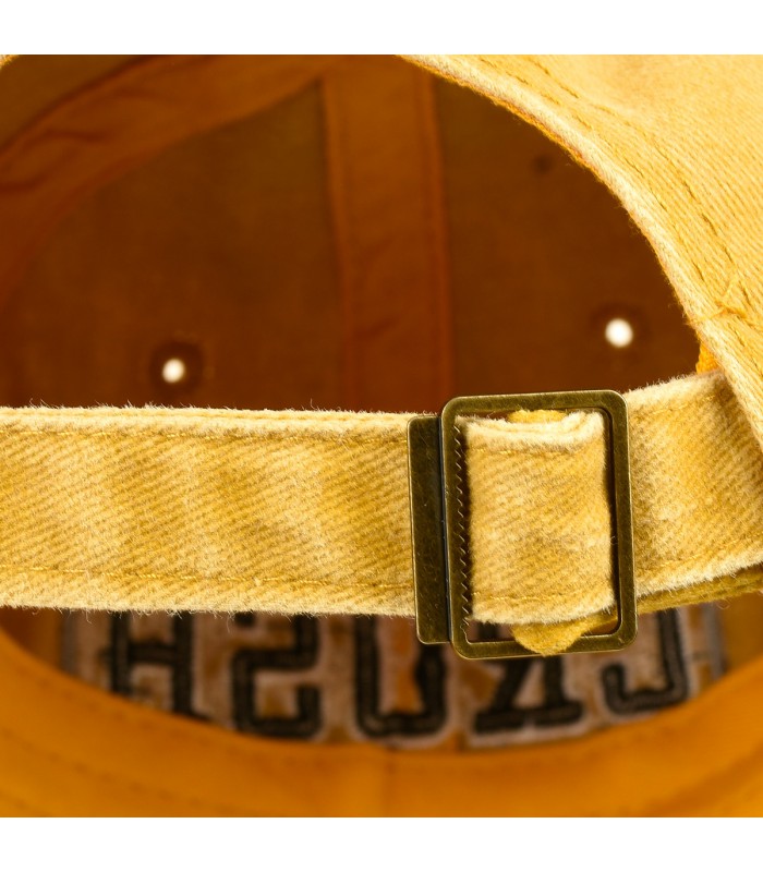 Żółta Czapka z daszkiem baseballówka vintage uniwersalna cz-m-42