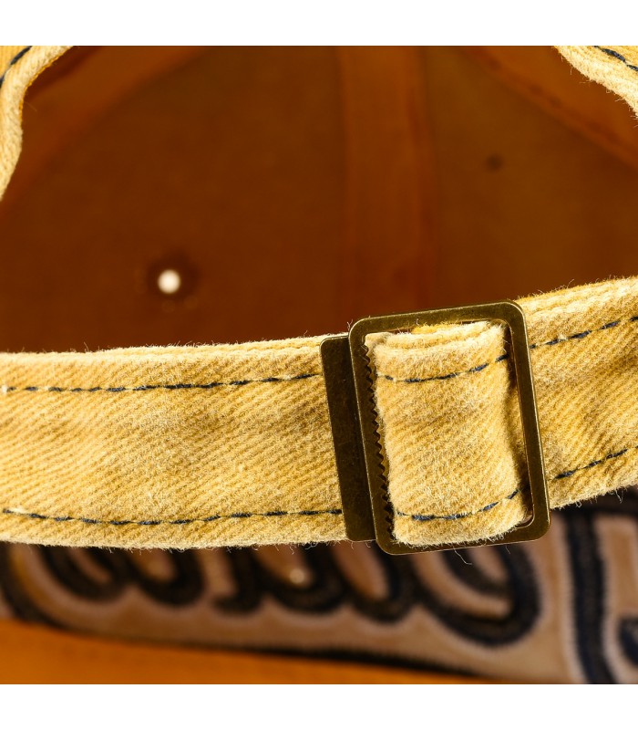 Żółta Czapka z daszkiem regulowana vintage unisex cz-m-45