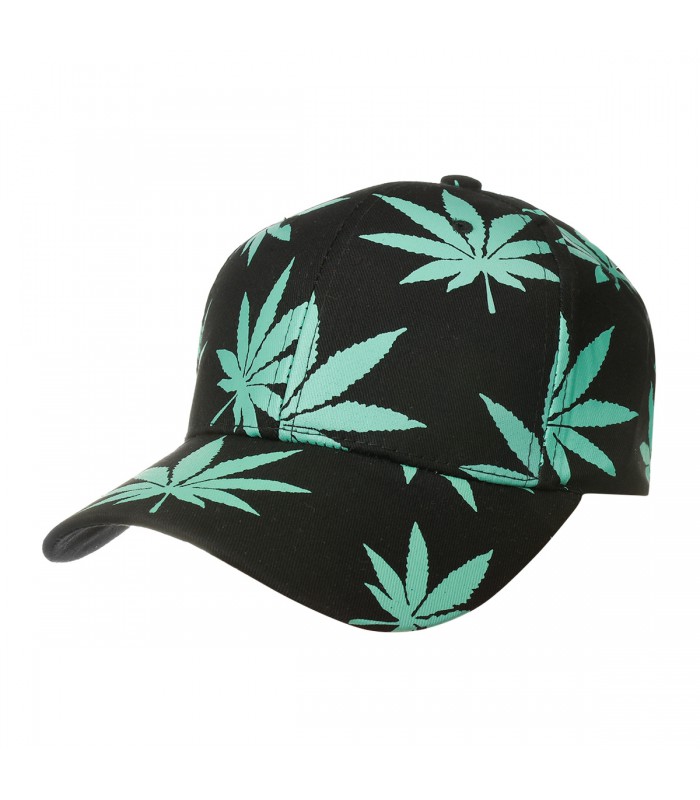 Czarna Czapka z daszkiem baseballówka green regulacja cz-m-51