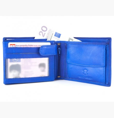 CZARNY MĘSKI SKÓRZANY PORTFEL 992C BAG STREET 553