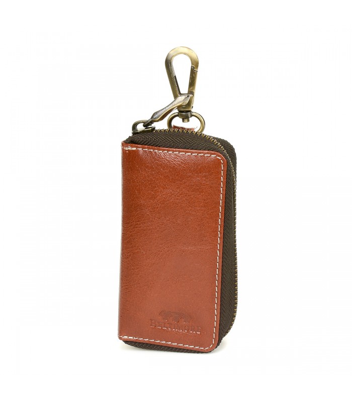Etui na klucze premium skórzane kluczówka Beltimore rude P87