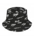 Kapelusz dwustronny bucket hat czapka thuglife czarny kap-m-7