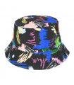Kapelusz dwustronny bucket hat czapka czarna kolorowa kap-m-10