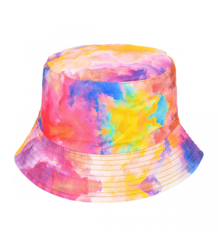 Kapelusz dwustronny bucket hat czapka czarna kolorowy kap-m-17