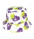 Kapelusz dwustronny bucket hat czapka czarny winogrona kap-m-30