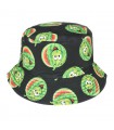 Kapelusz dwustronny bucket hat czapka czarny arbuz kap-m-34