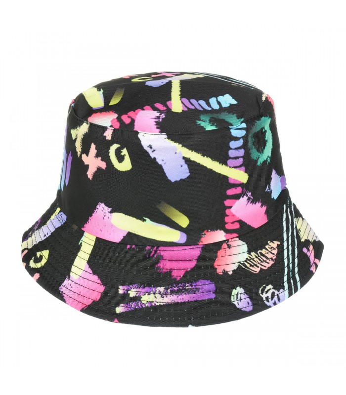 Kapelusz dwustronny bucket hat czapka czarna kolorowy kap-m-37