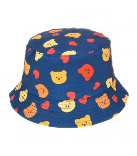 Kapelusz dwustronny bucket hat dziecięcy misie kap-md-1