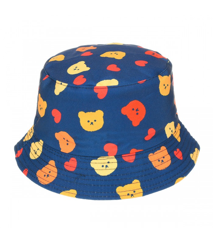 Kapelusz dwustronny bucket hat dziecięcy misie kap-md-1