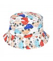 Kapelusz dwustronny bucket hat dziecięcy autka kap-md-5