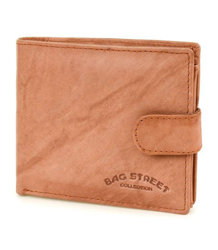 Camel Bag Street Portfel Skórzany Męski poziomy na karty 883