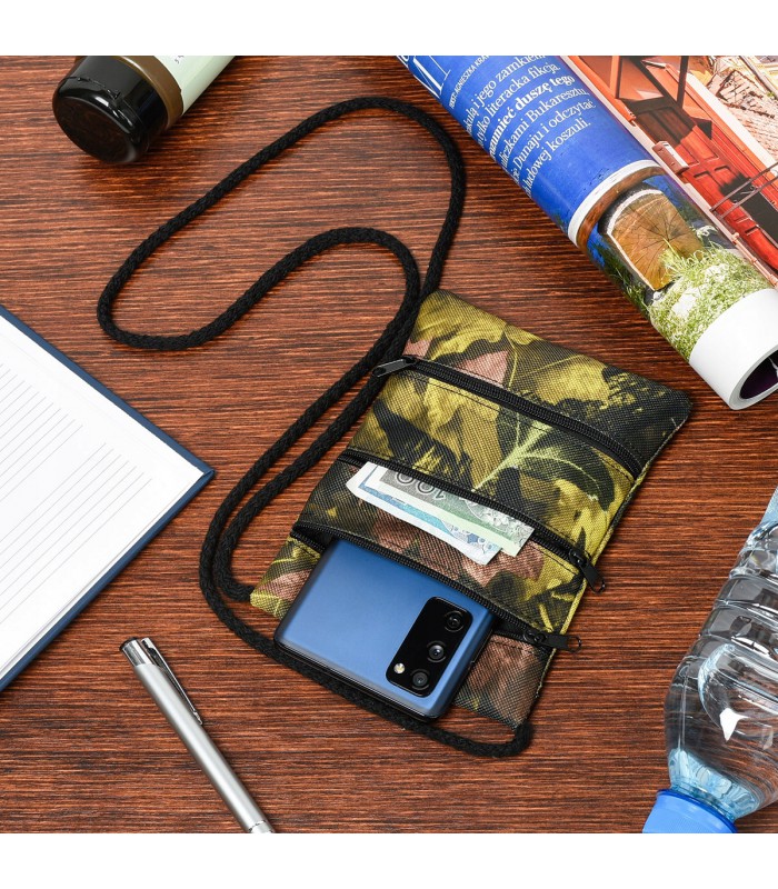 Żółte moro Saszetka etui paszportówka duża na smartfona 3kom I41