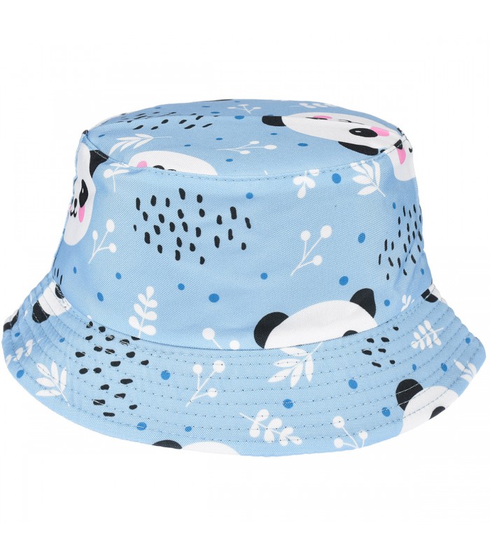 Pandy na błekicie dwustronny kapelusz dziecięcy bucket hat KAP-MD