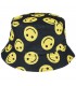 SMILE na czerni dwustronny kapelusz dziecięcy bucket hat KAP-MD