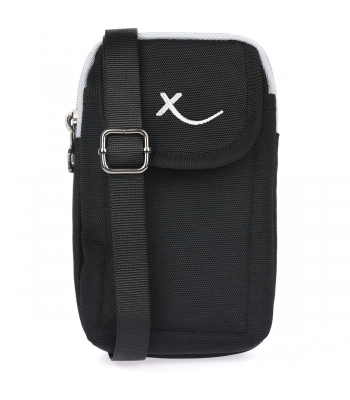 Czarnoszara saszetka męska torba crossbody mała przez ramię Extrem G51